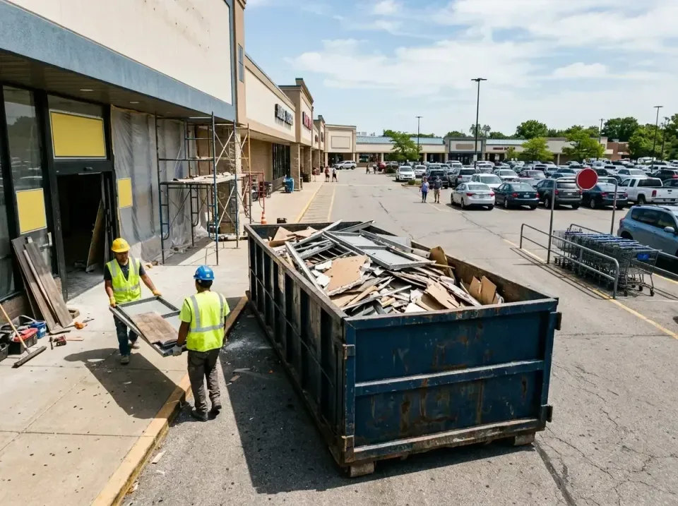 retail-store-renovation-debris-003 — frequently asked questions, Roll-off Dumpster Rentals in Huntley, IL